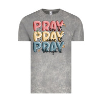 Cloud Rock pray on it pray over it pray through it Vintage Tee - MaliasSmallBusiness