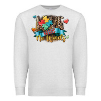 Oatmeal Heather Love needs no words Premium Sweatshirt - CowGirlArtShop
