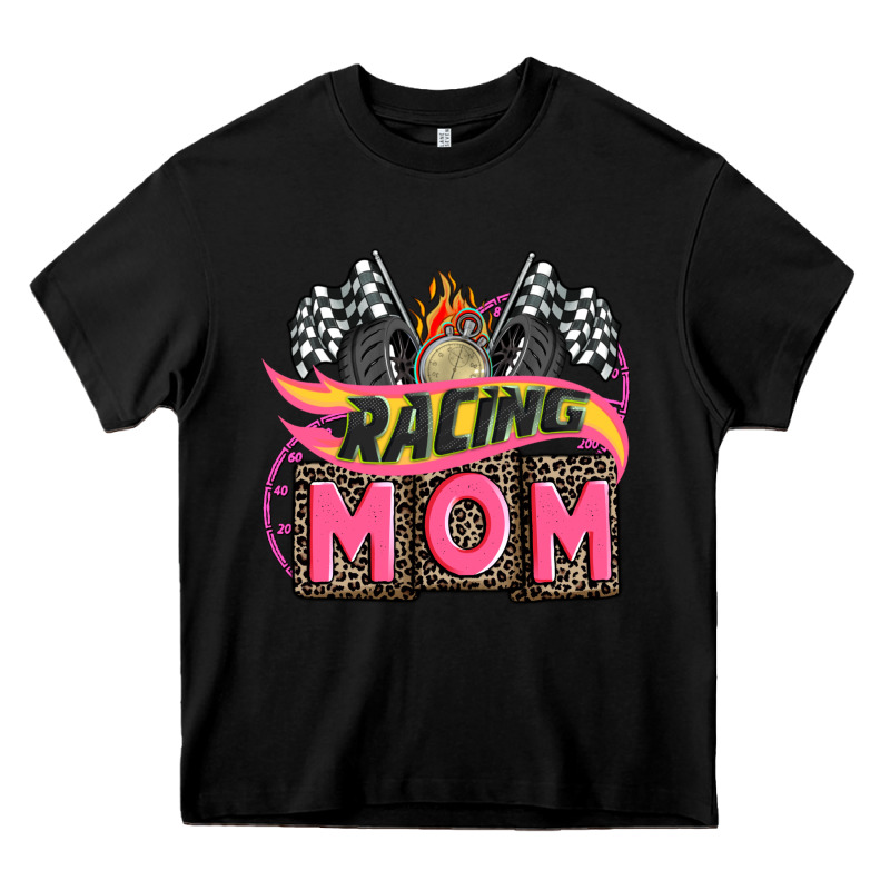 Racing Mom With Racing Oto Equipment Heavy Core Tee by AdoDesignShop | Teevron