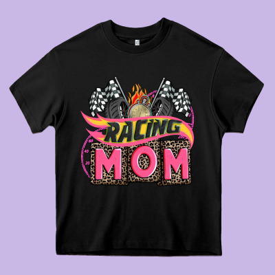Racing Mom With Racing Oto Equipment Heavy Core Tee Designed By Adodesignshop