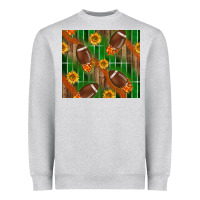 Heather Grey american football with sunflower tumbler Heavyweight Sweatshirt - BundleAndBundleShop