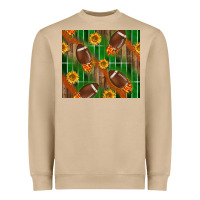 Mushroom american football with sunflower tumbler Heavyweight Sweatshirt - BundleAndBundleShop