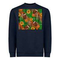 Navy american football with sunflower tumbler Heavyweight Sweatshirt - BundleAndBundleShop