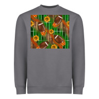American Football With Sunflower Tumbler Heavyweight Sweatshirt | Teevron