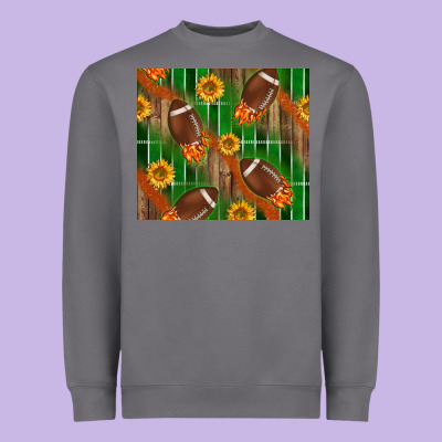 American Football With Sunflower Tumbler Heavyweight Sweatshirt Designed By Bundleandbundleshop