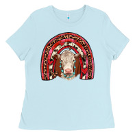 Baby Blue valentines hereford rainbow Ladies Tee - JahusDesignShop