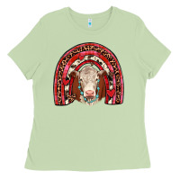 Valentines Hereford Rainbow Ladies Tee | Teevron