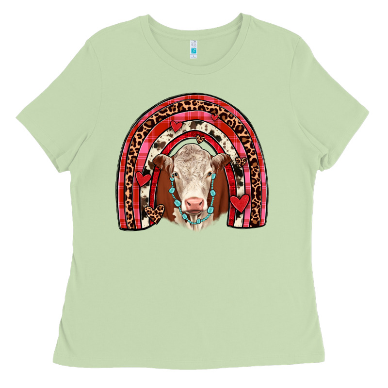 Valentines Hereford Rainbow Ladies Tee by JahusDesignShop | Teevron