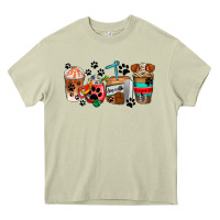 Mossy dogs coffee cups Heavy Core Tee - AdoDesignShop