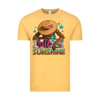 Vintage Mustard hello sunshine Vintage Tee - NancyCooperArtShop