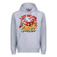 Heather Grey i put out for santa Premium Hoodie - CowGirlArtShop