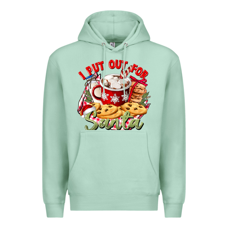 I Put Out For Santa Premium Hoodie by CowGirlArtShop | Teevron