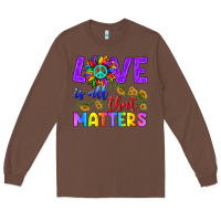 Chestnut Love İs All That Matters Long Sleeve Tee - BundleAndBundleShop