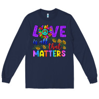 Navy Love İs All That Matters Long Sleeve Tee - BundleAndBundleShop