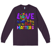 Plum Love İs All That Matters Long Sleeve Tee - BundleAndBundleShop