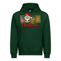 Forest Green Love Christmas Gnome Santa Urban Hoodie - FaDigitalArtStudio
