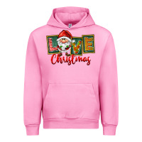 Fuchsia Pink Love Christmas Gnome Santa Urban Hoodie - FaDigitalArtStudio