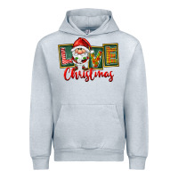 Heather Grey Love Christmas Gnome Santa Urban Hoodie - FaDigitalArtStudio