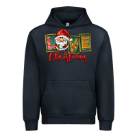 Navy Love Christmas Gnome Santa Urban Hoodie - FaDigitalArtStudio