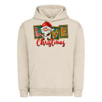 Pigment French Oak Love Christmas Gnome Santa Urban Hoodie - FaDigitalArtStudio
