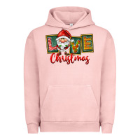 Pigment Salmon Love Christmas Gnome Santa Urban Hoodie - FaDigitalArtStudio