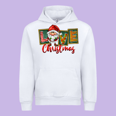 Love Christmas Gnome Santa Urban Hoodie Designed By Fadigitalartstudio