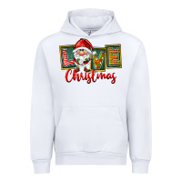 White Love Christmas Gnome Santa Urban Hoodie - FaDigitalArtStudio