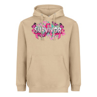 Mushroom Cancer survivor Cancer Awareness Heavyweight Hoodie - HowdyJamesFarm