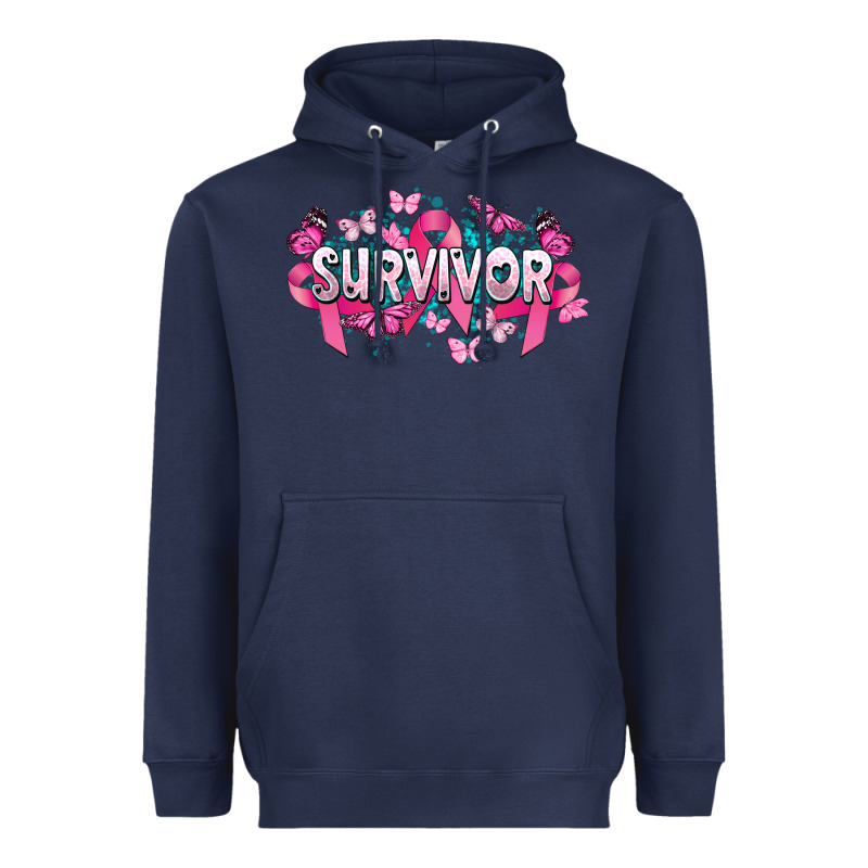 Cancer Survivor Cancer Awareness Heavyweight Hoodie by HowdyJamesFarm | Teevron