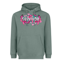Sage Cancer survivor Cancer Awareness Heavyweight Hoodie - HowdyJamesFarm