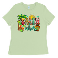 Matcha salty vibes tequila summer Ladies Tee - Jasminsmagicworld