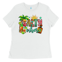 White salty vibes tequila summer Ladies Tee - Jasminsmagicworld