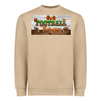 Mushroom football therapy license plate Heavyweight Sweatshirt - BundleAndBundleShop