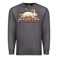Charcoal Heather Do the Bunny hop Easter Day Premium Sweatshirt - HowdyJamesFarm