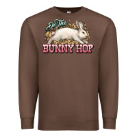 Chestnut Do the Bunny hop Easter Day Premium Sweatshirt - HowdyJamesFarm