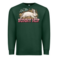 Sports Green Do the Bunny hop Easter Day Premium Sweatshirt - HowdyJamesFarm