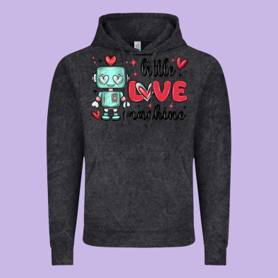 Little Love Machine Vintage Hoodie Designed By Maliassmallbusiness