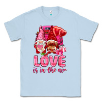 Dusty Blue love is in the air with gnomies Classic Tee - NancyCooperArtShop