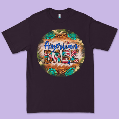 American Babe Premium Tee Designed By Artiststas