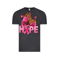 Vintage Black Hope Breast Cancer nails Vintage Tee - NancyCooperArtShop