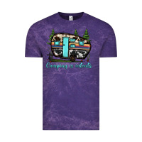 Cloud Purple camping is intents Vintage Tee - JahusDesignShop