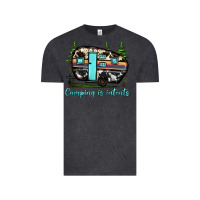 Vintage Black camping is intents Vintage Tee - JahusDesignShop