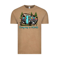 Vintage Coffee camping is intents Vintage Tee - JahusDesignShop