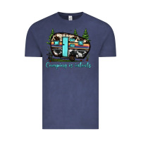 Vintage Denim camping is intents Vintage Tee - JahusDesignShop