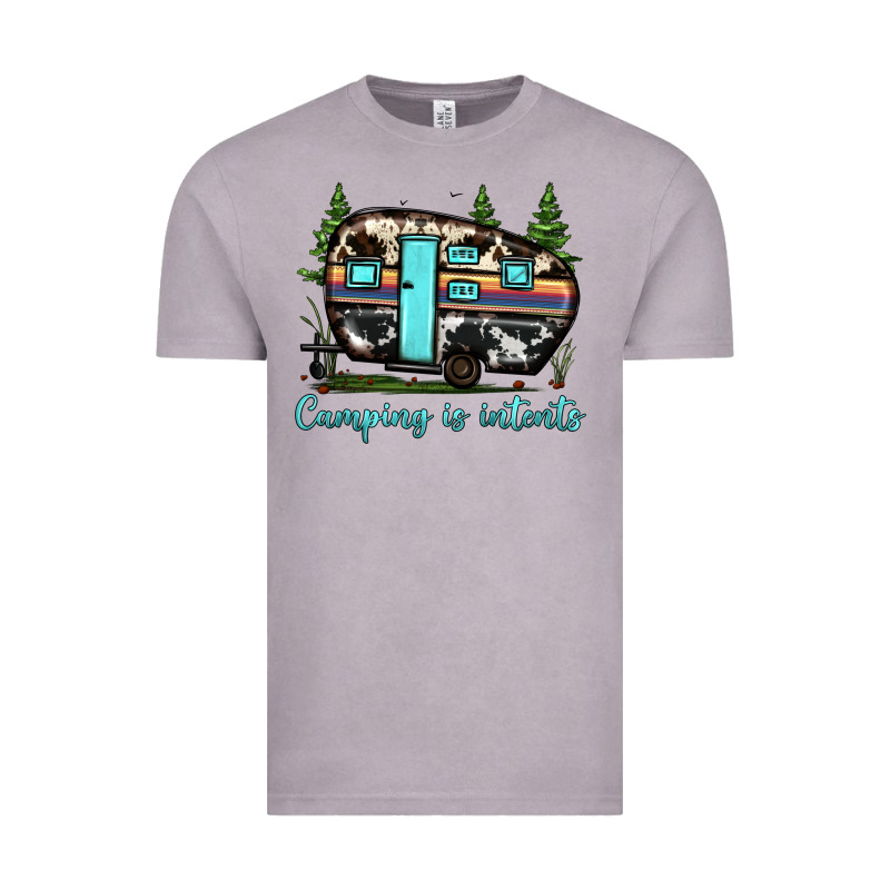 Camping Is Intents Vintage Tee by JahusDesignShop | Teevron