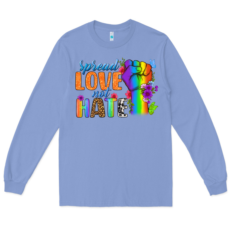 Spread Love Not Hate Long Sleeve Tee by BundleAndBundleShop | Teevron