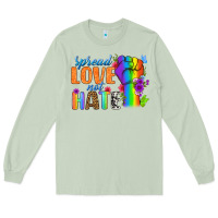 Matcha Spread Love Not Hate Long Sleeve Tee - BundleAndBundleShop