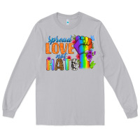 Moon Dust Spread Love Not Hate Long Sleeve Tee - BundleAndBundleShop