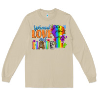 Mushroom Spread Love Not Hate Long Sleeve Tee - BundleAndBundleShop