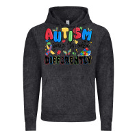 Vintage Black autism seeing the world differently Vintage Hoodie - MaliasSmallBusiness